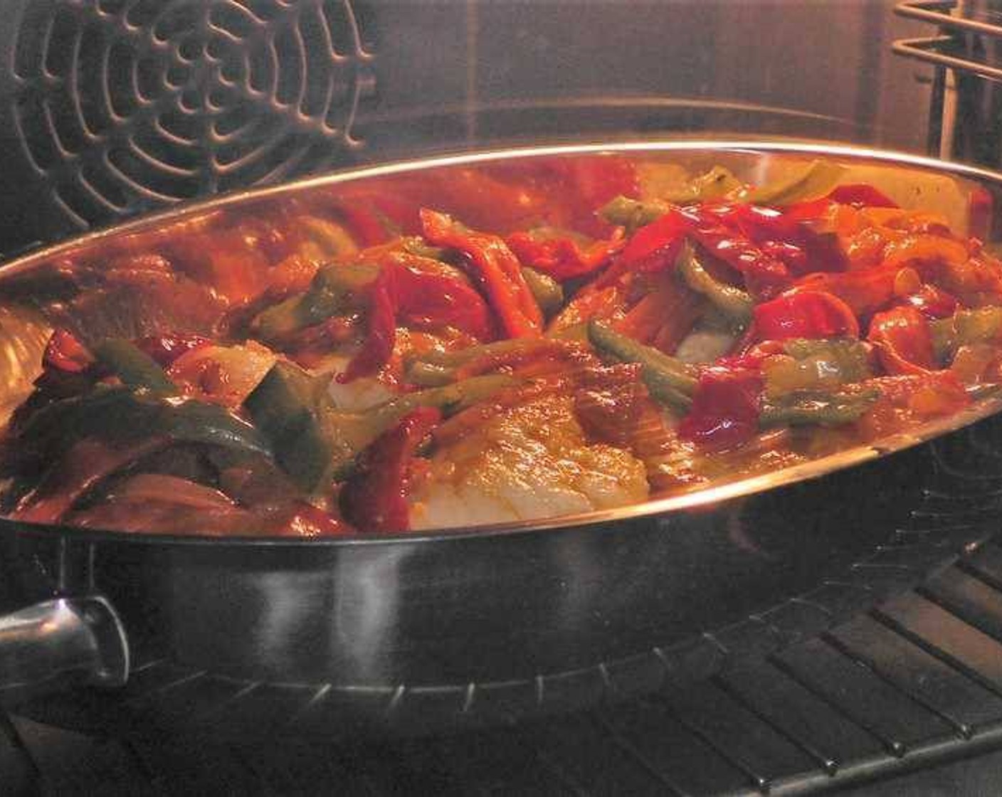 step 15 Place the pan in the bottom rack towards the center of the of the preheated oven and bake for 15 minutes.