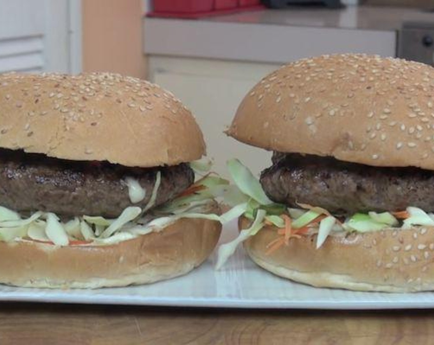 Beef Burgers with Tonkatsu Sauce