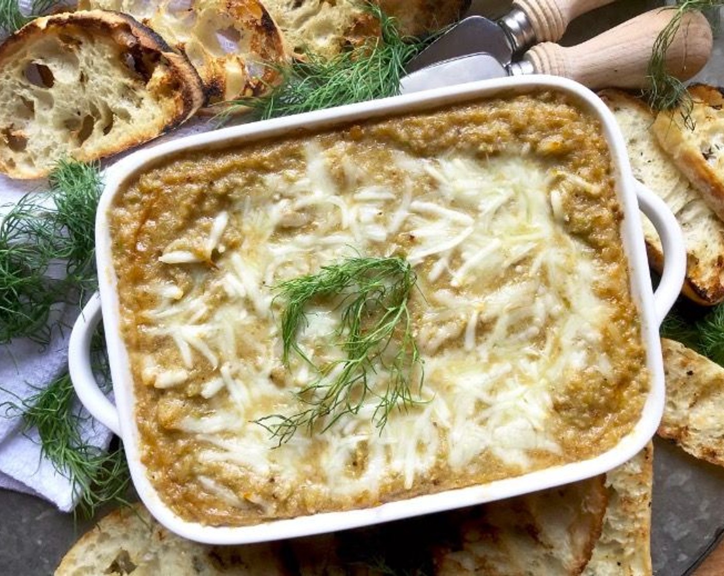 Caramelized Fennel & Leek Cheese Dip