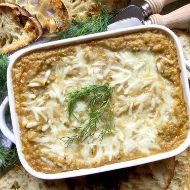 Caramelized Fennel & Leek Cheese Dip Recipe | SideChef