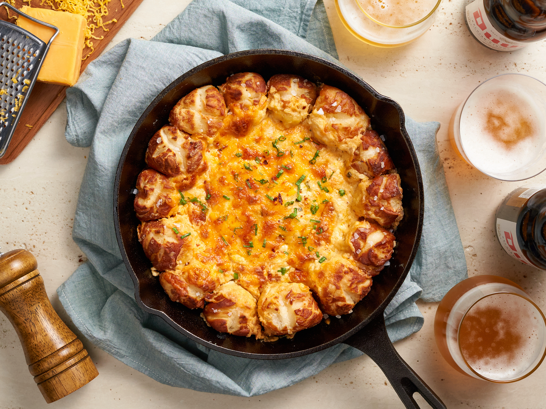Beer Cheese Dip Pretzel Bites Recipe