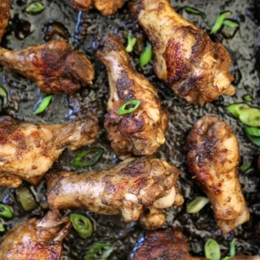 Pumpkin Honey-Ginger Baked Wings Recipe | SideChef