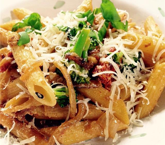 Goat Cheese & Sundried Tomato Penne Recipe SideChef