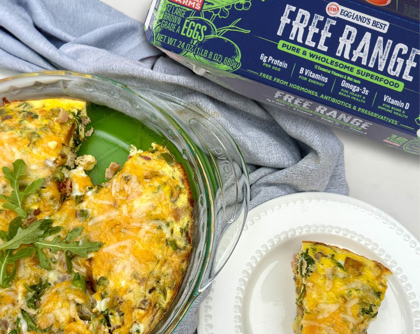 step 5 Bake for 20 minutes at 350 degrees or until the eggs are cooked through.