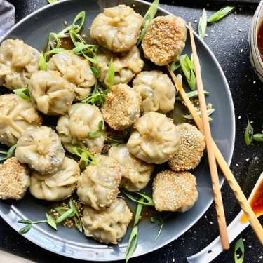 Mushroom Dumplings with Homemade Sauce Recipe | SideChef