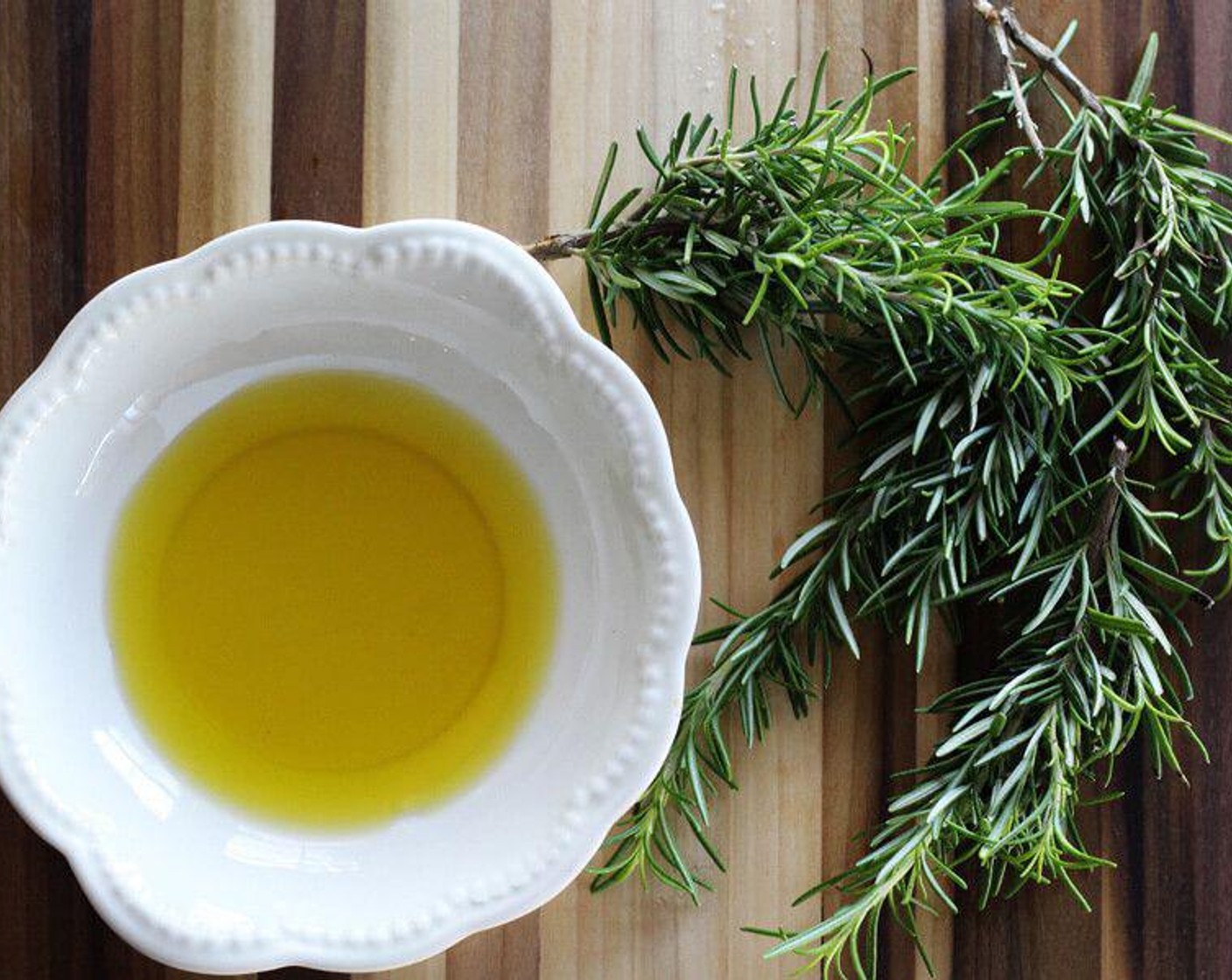 step 3 Combine the Rosemary Leaves (1/2 cup) and Extra-Virgin Olive Oil (1/4 cup) in a small bowl.