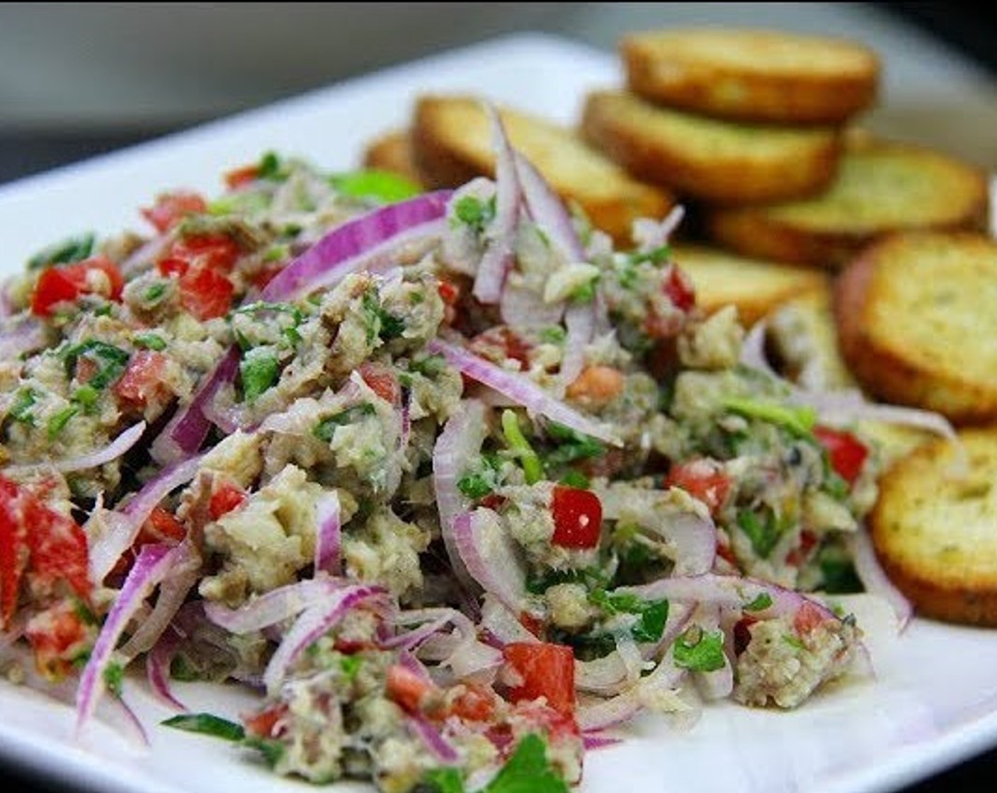 Red Onion and Sardine Salad