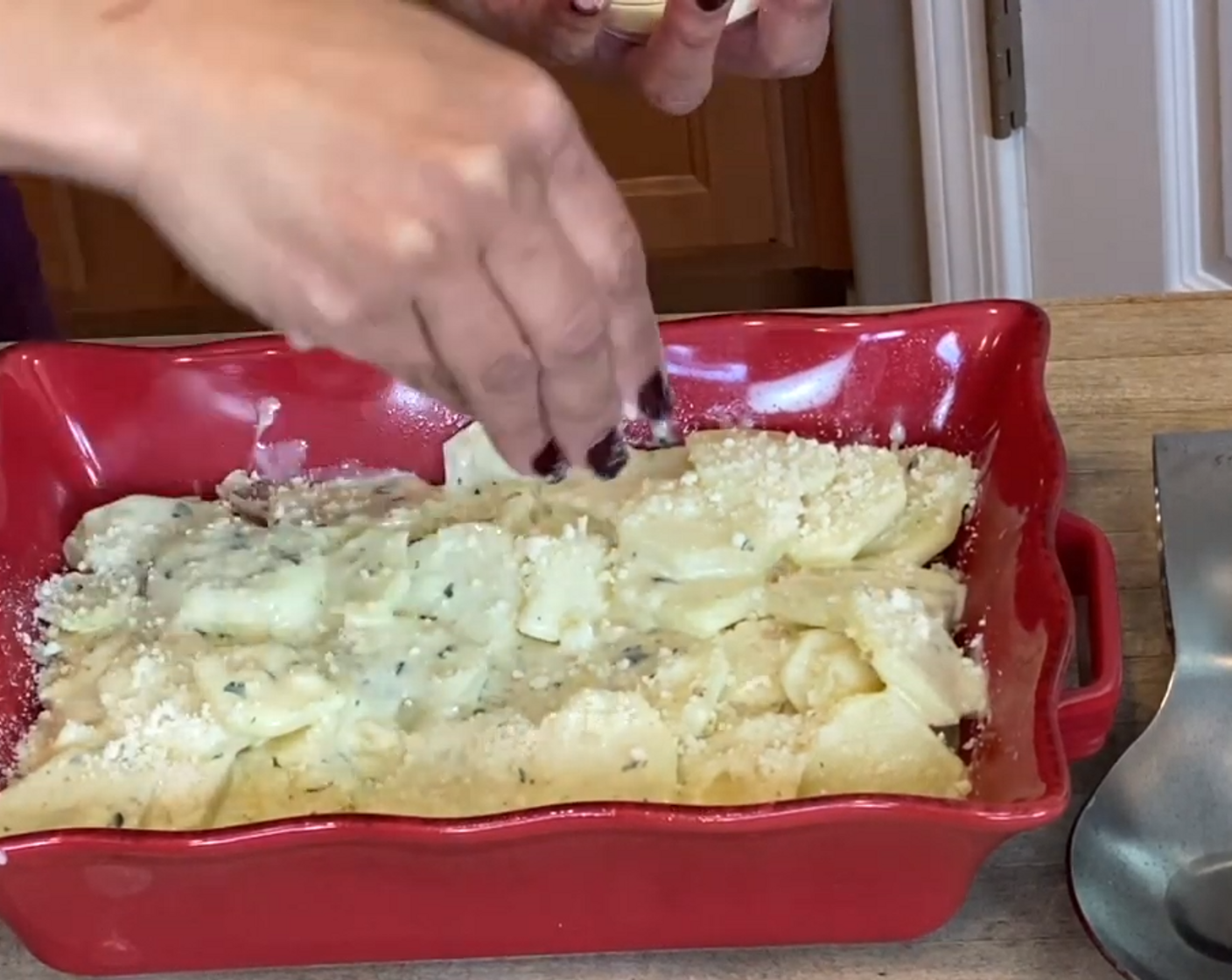 step 9 Sprinkle the desired amount of Grated Parmesan Cheese (to taste).