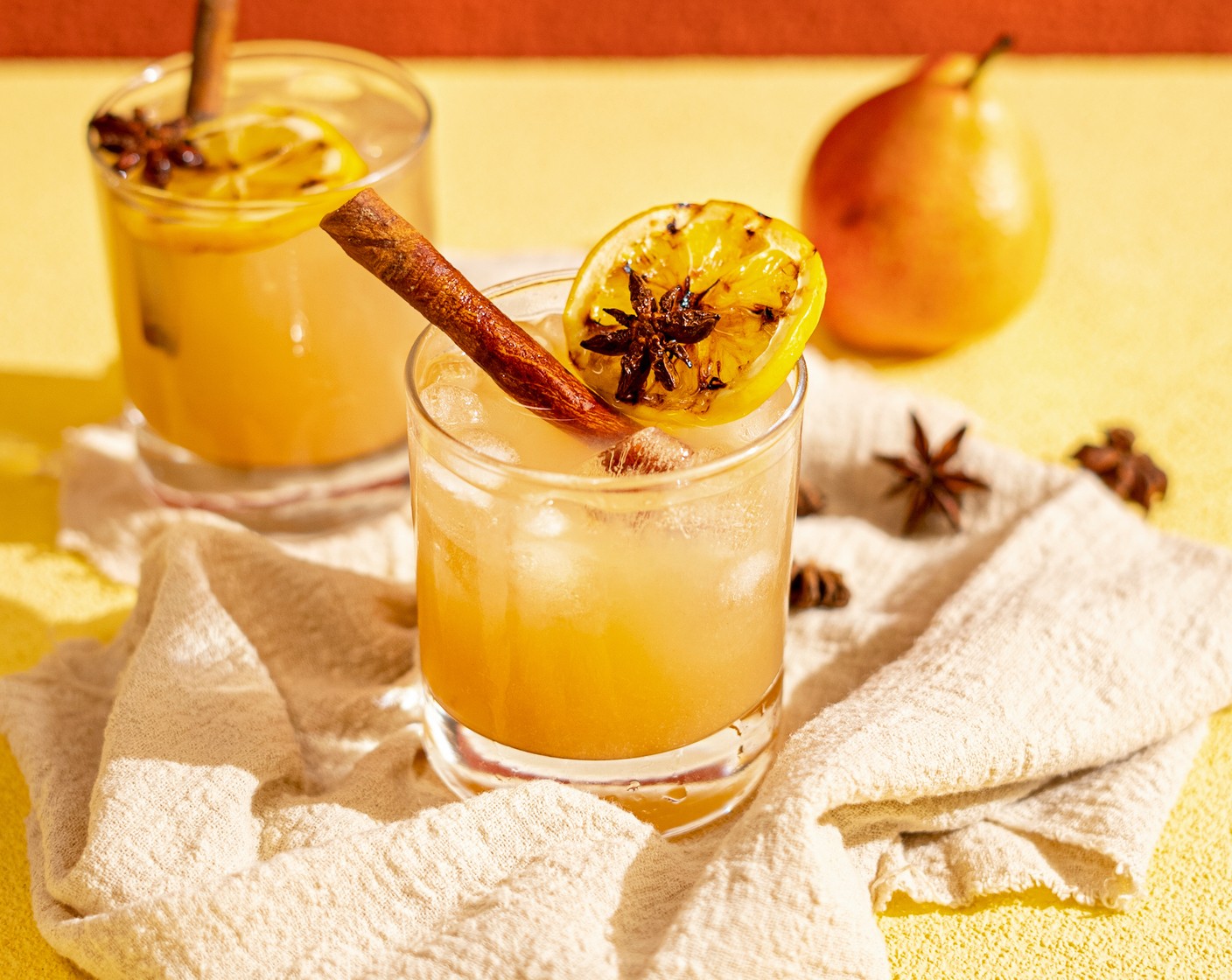 Spiced Vanilla Pear Spritzer