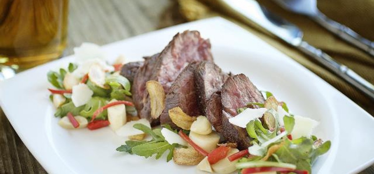 Hanger Steak Salad with Hearts of Palm Recipe | SideChef