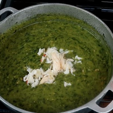 Caribbean Lobster Callaloo (Soup) Recipe | SideChef