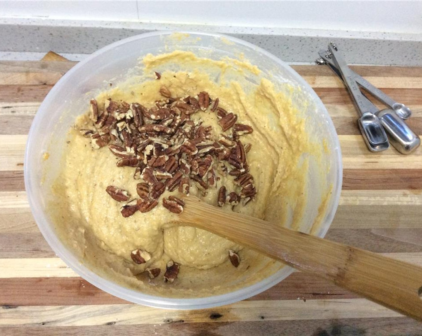 step 9 Stir in Pecans (1 cup).