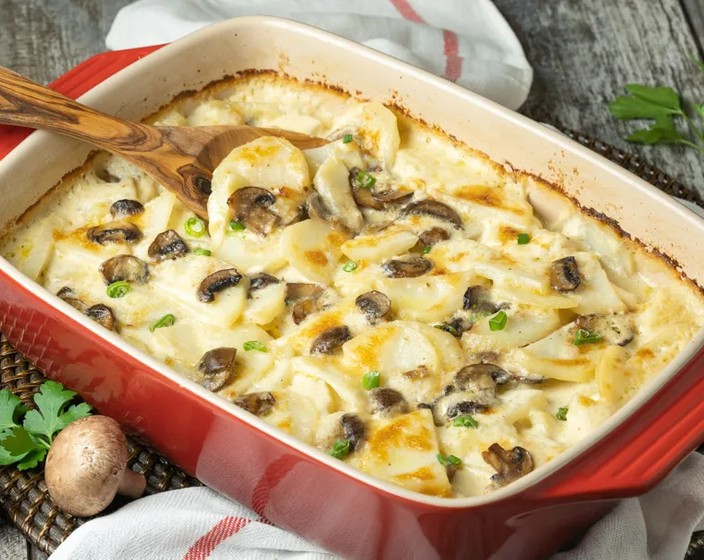 Potato and Mushroom Gratin  Recipe | SideChef