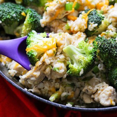 One-Pan Chicken Broccoli Rice Skillet Recipe | SideChef