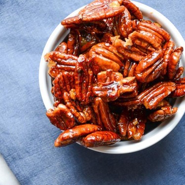 Glazed Spiced Pecans Recipe | SideChef