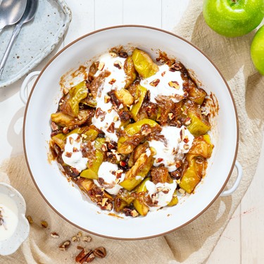 Baked Apple Slices with Honey Greek Yogurt Recipe | SideChef