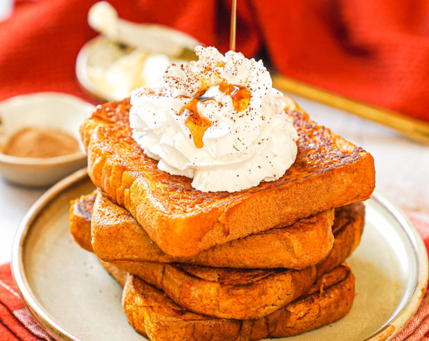 Vegan Pumpkin French Toast