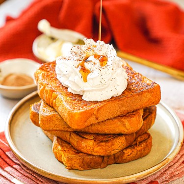 Vegan Pumpkin French Toast Recipe | SideChef