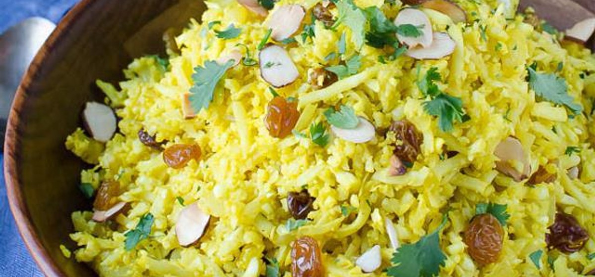 Curried Cauliflower Rice Pilaf Recipe | SideChef