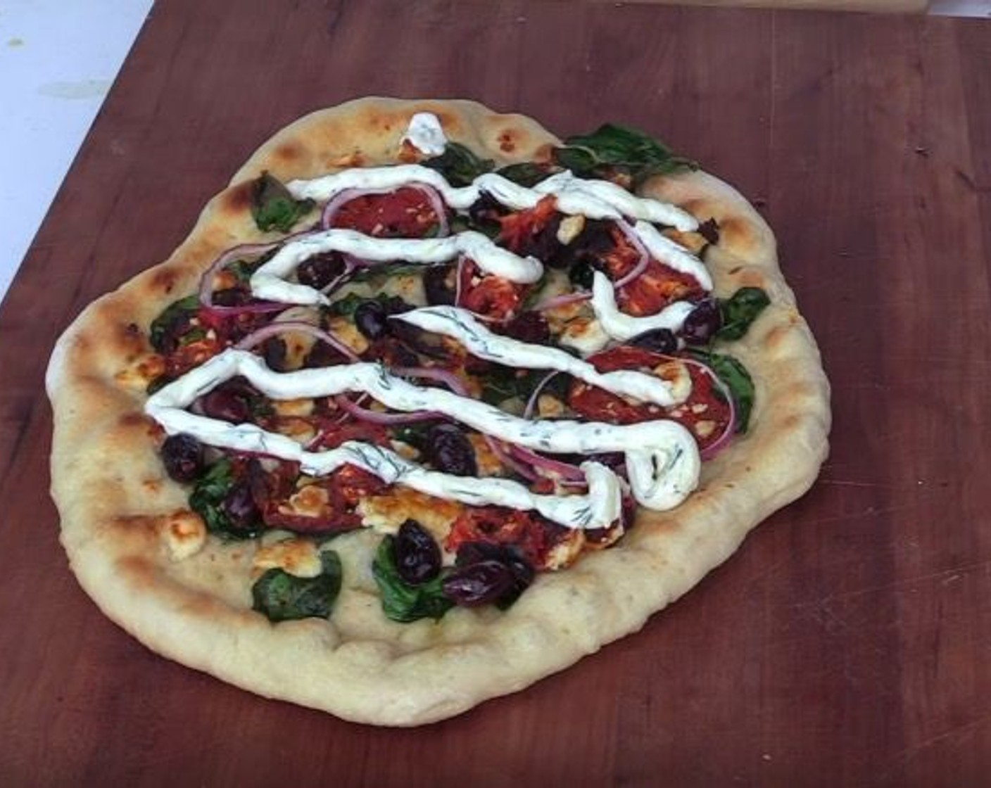 Greek Style Pizza