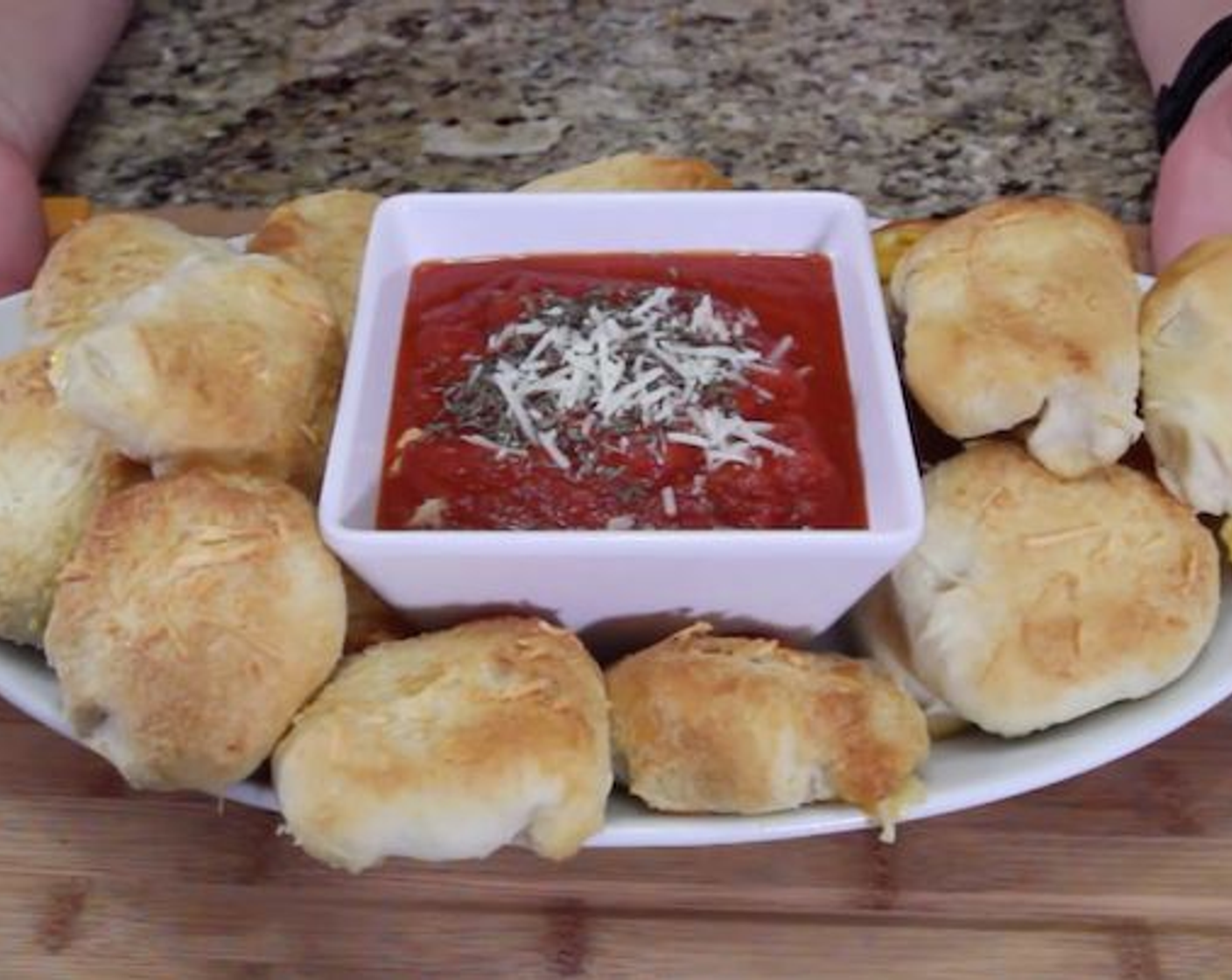 Football Finger Foods Pizza Balls