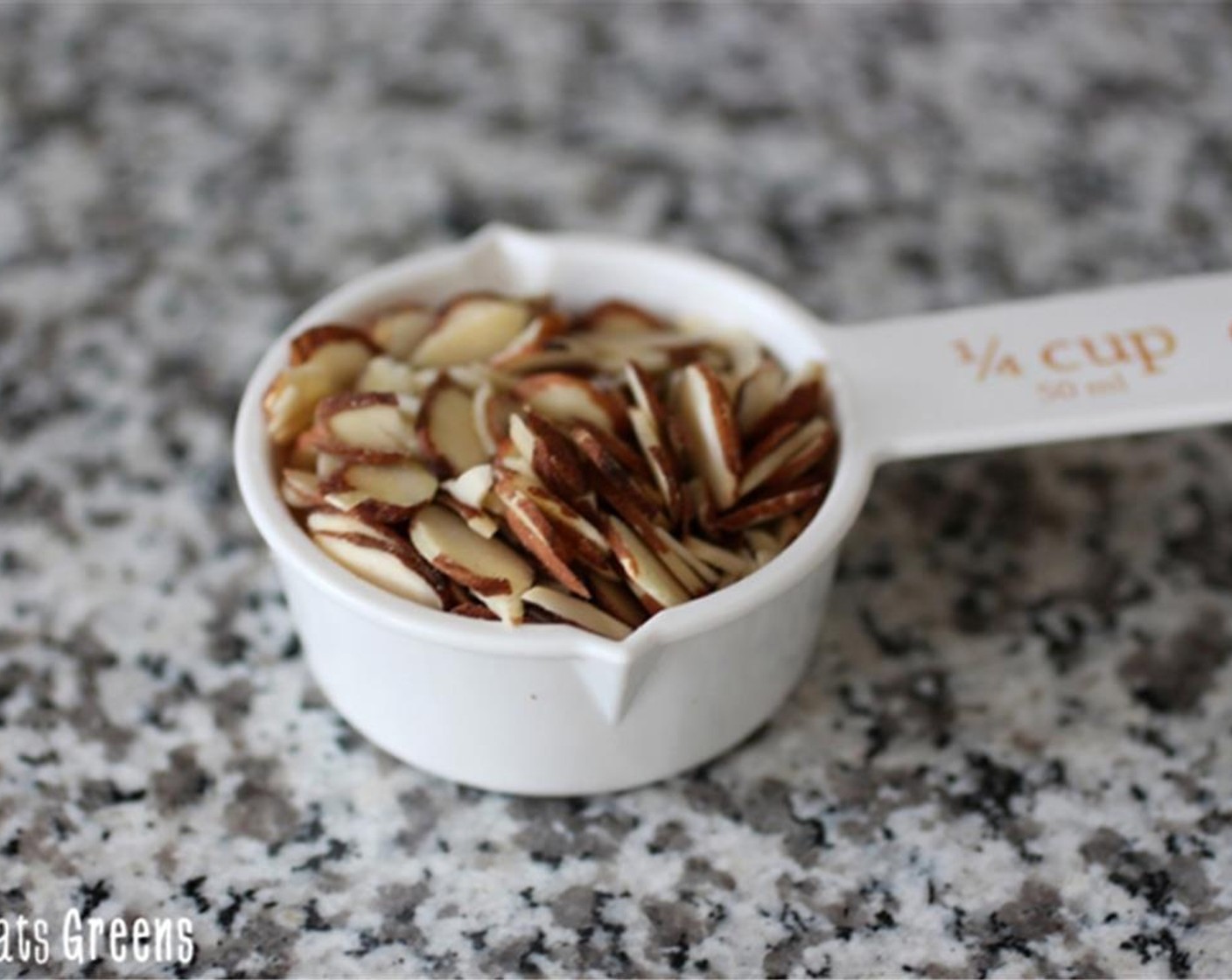 step 2 In a bowl, add the Chickpea Flour (1 cup), Flaxseed Meal (1/4 cup), Slivered Almonds (1/4 cup), Baking Powder (1/2 Tbsp), Salt (1 dash), and Ground Cinnamon (1 tsp).