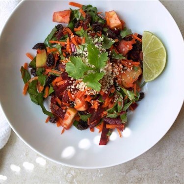 Detox Salad and Ginger Lime Cardamom Dressing Recipe | SideChef