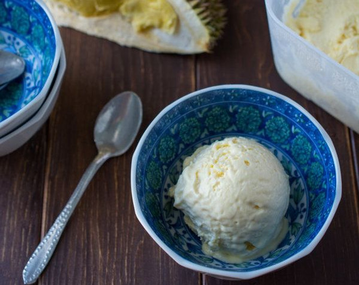 No-Churn Durian Ice Cream