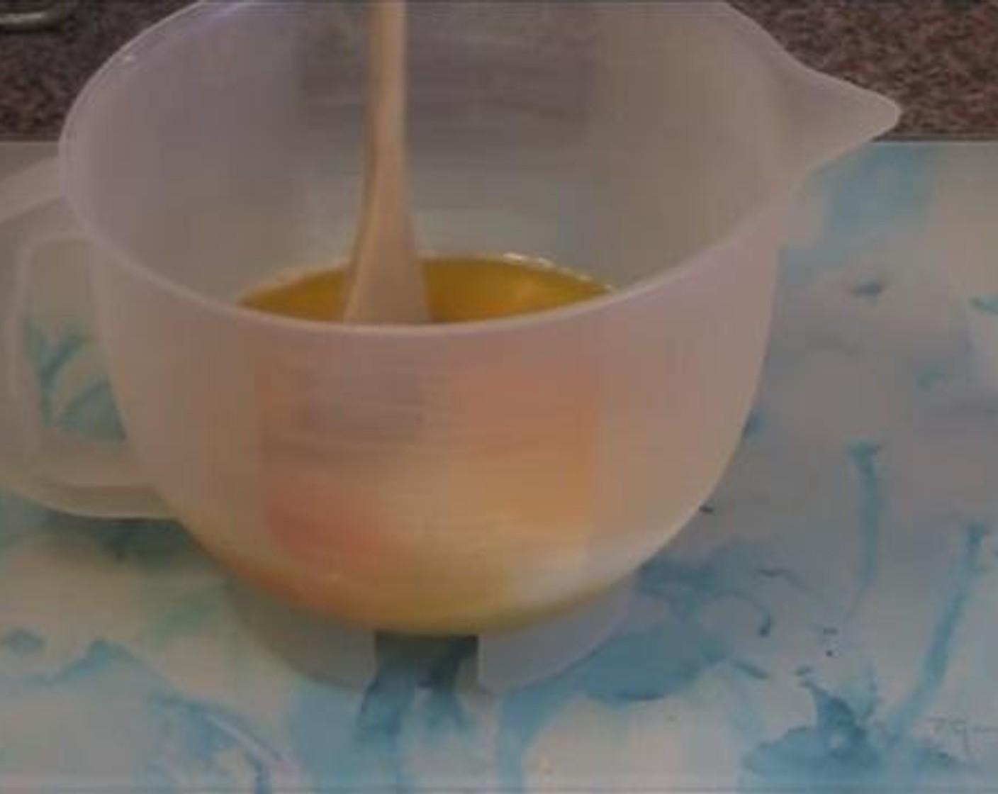 step 1 Into a mixing bowl, add and mix the Butter (1/2 cup), Caster Sugar (1/2 cup) and Eggs (3).