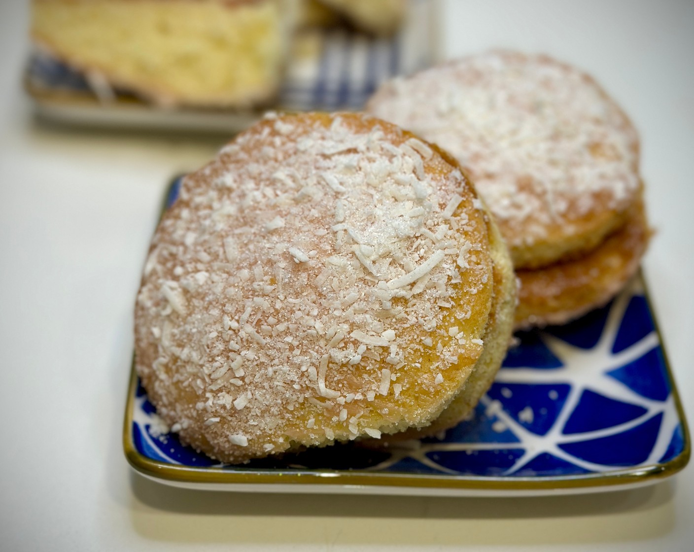 step 12 Brush each sandwich cookie with the strawberry butter mixture, then coat with the coconut sugar mix.