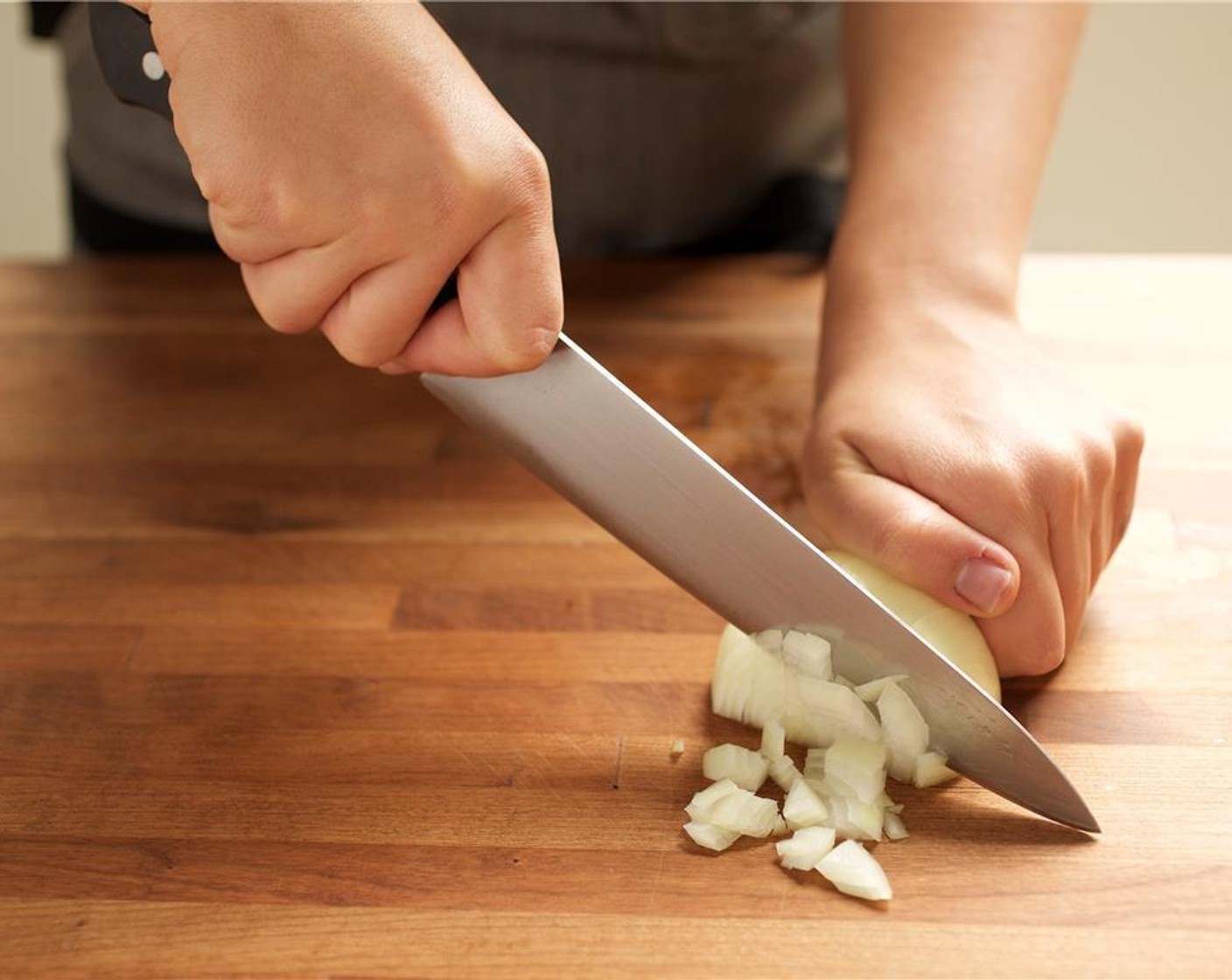 step 2 Chop Garlic (1 clove) and set aside.