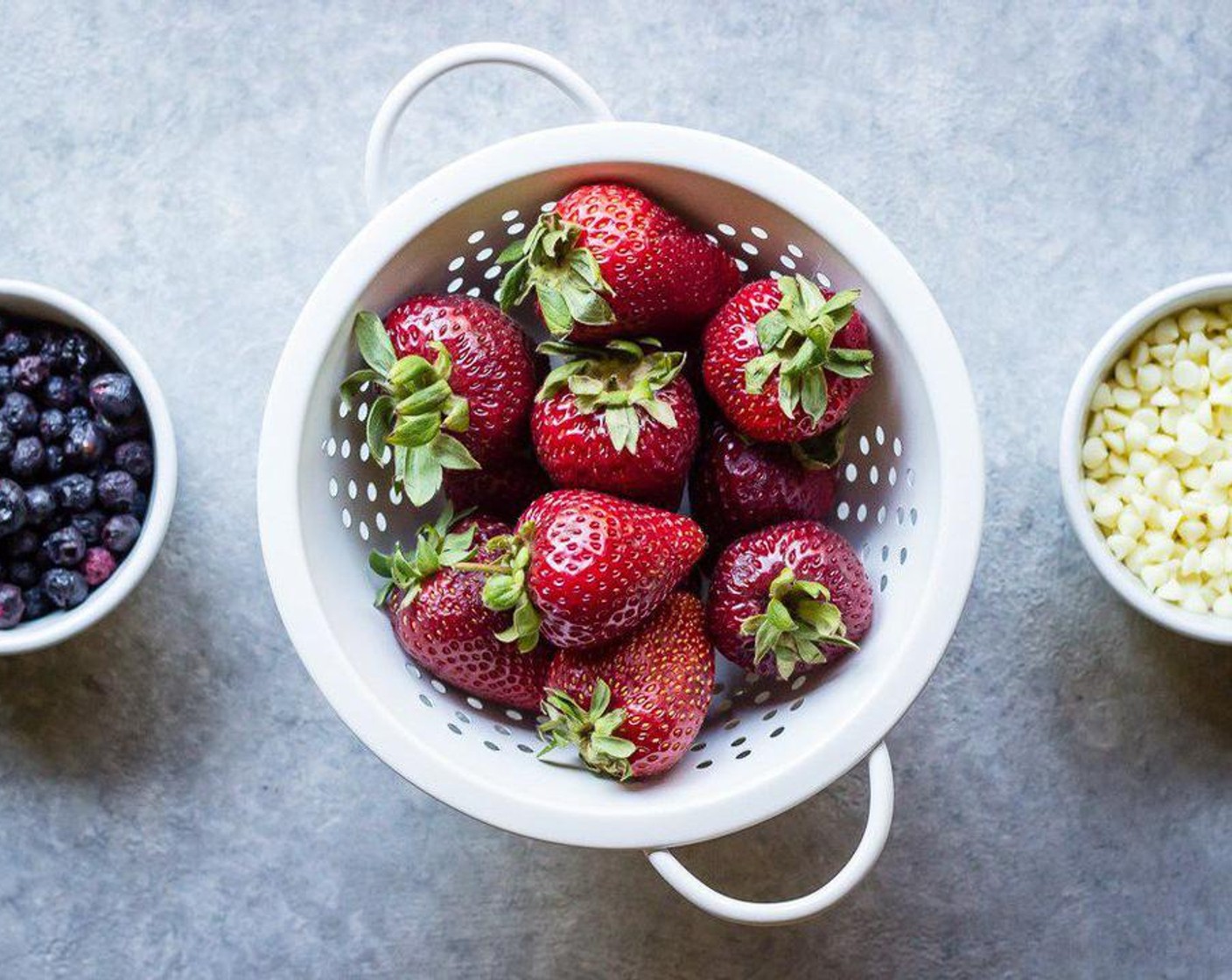 step 1 Rinse Fresh Strawberries (15) with clean, cool water and let dry.