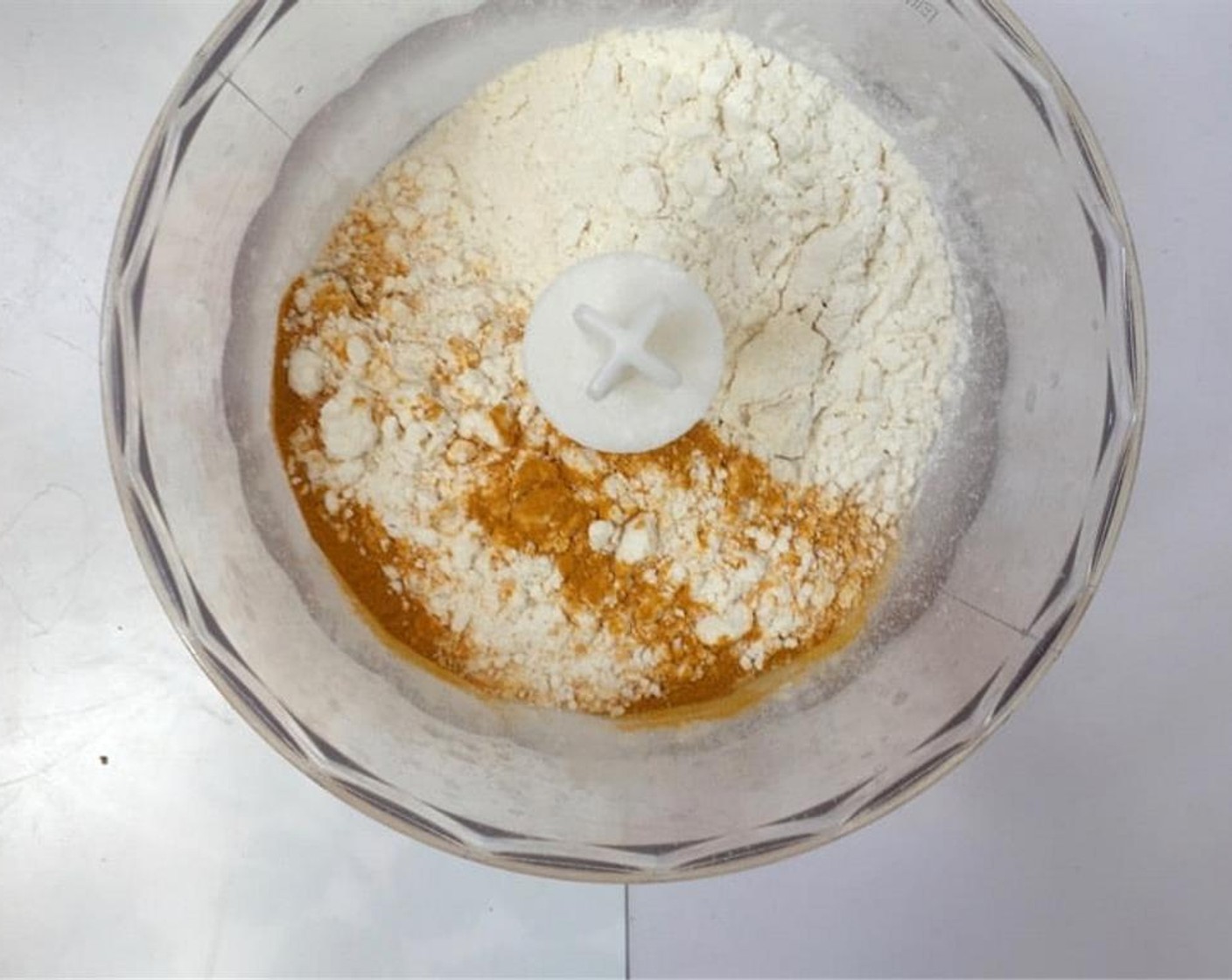 step 1 Add the All-Purpose Flour (1 cup), Caster Sugar (1 tsp), Ground Turmeric (1/4 tsp), and pinch of Salt (to taste) to a large mixing bowl or a blender.