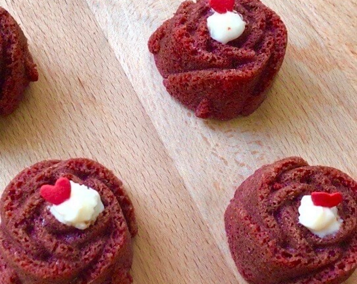 step 19 Decorate with tiny red sugar hearts for a perfect valentine treat. Enjoy!