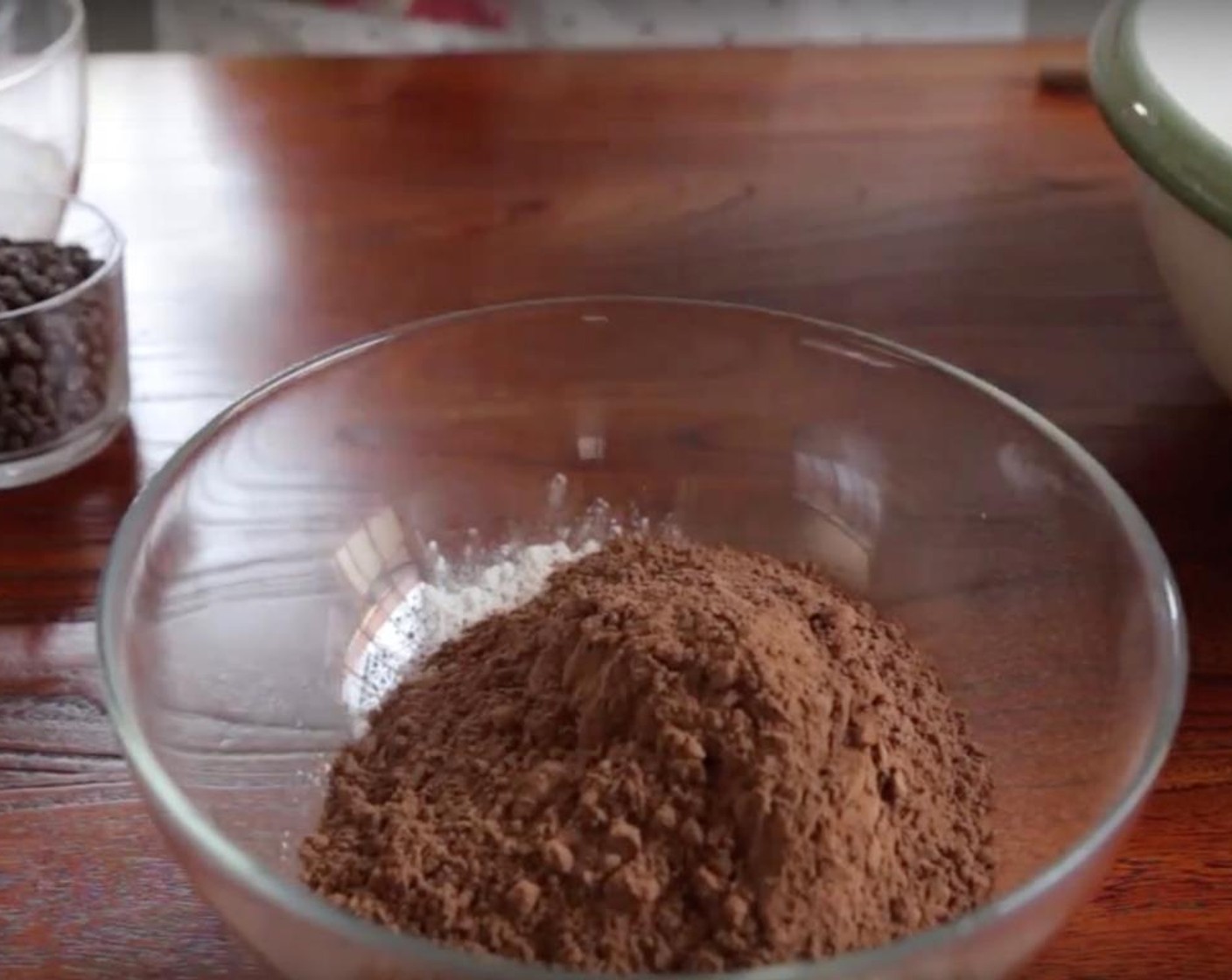 step 5 In another medium-sized bowl, combine All-Purpose Flour (1 cup) and Dark Cocoa Powder (2/3 cup).