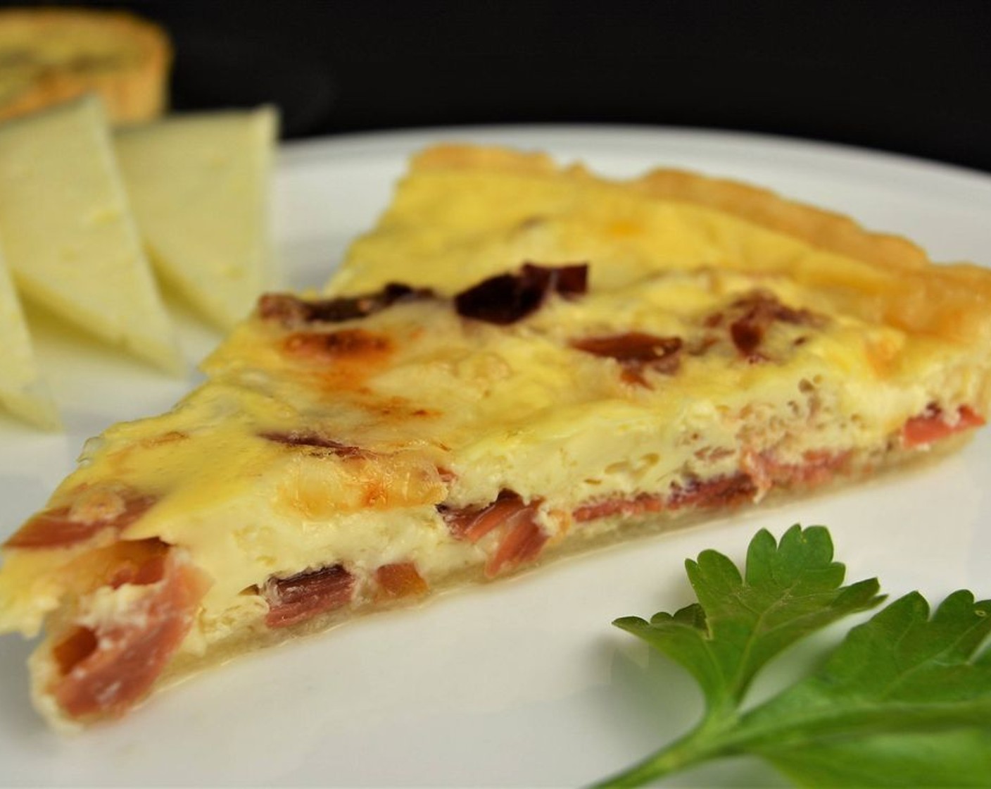 Serrano Ham and Manchego Cheese Quiche