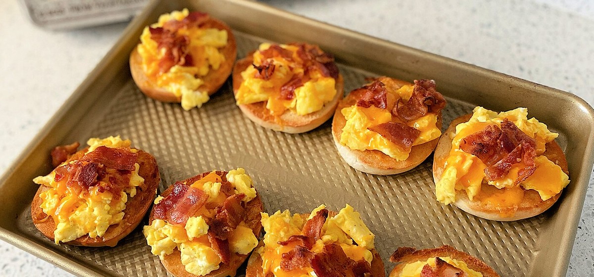 Breakfast Bagel Bites Recipe | SideChef