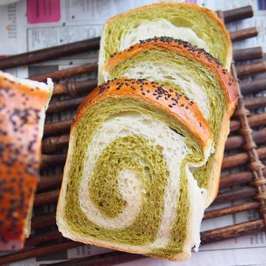Matcha Swirl Bread Recipe | SideChef