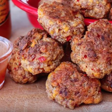 Spicy Sausage & Cheese Balls Recipe | SideChef