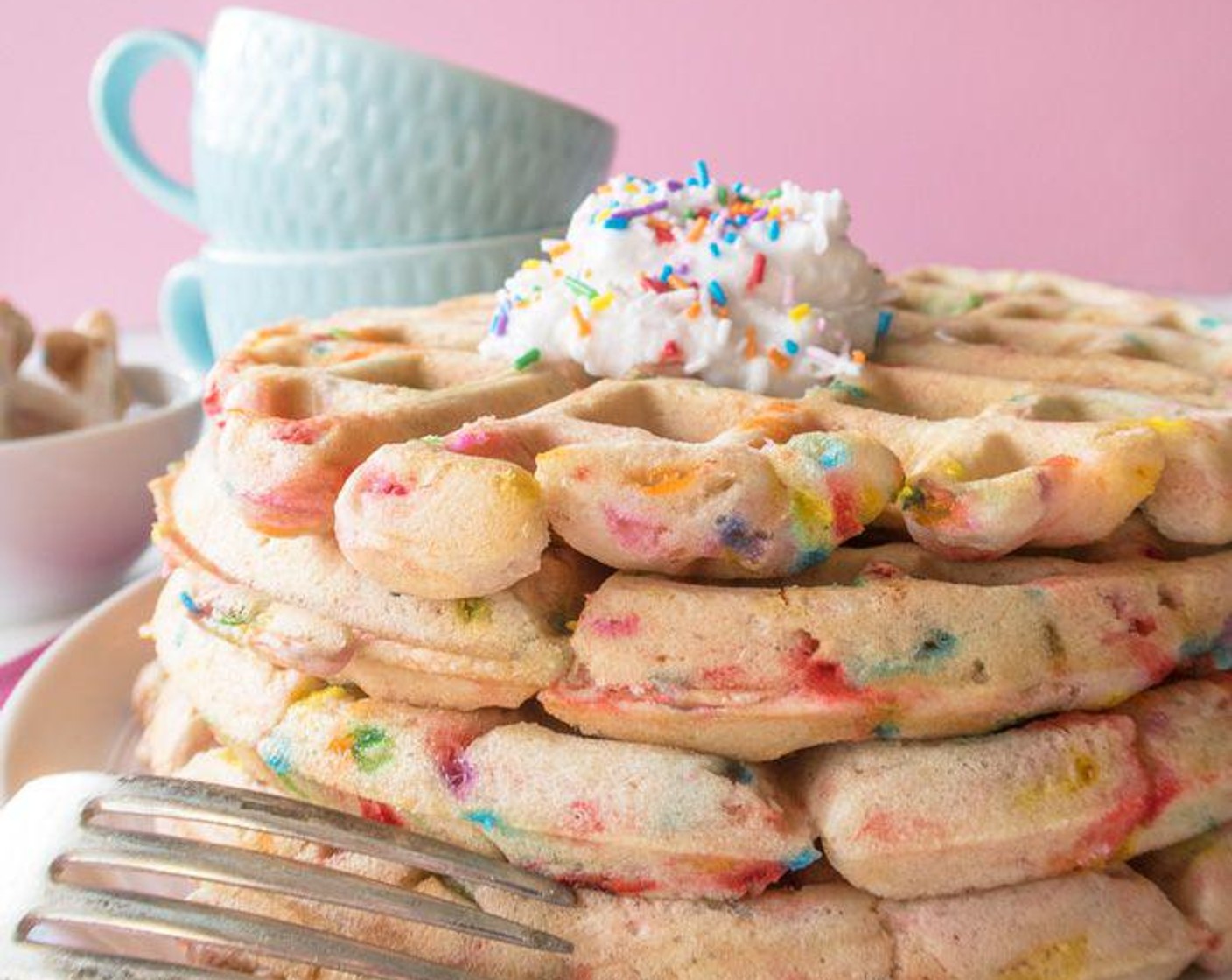 Vegan Funfetti Waffles