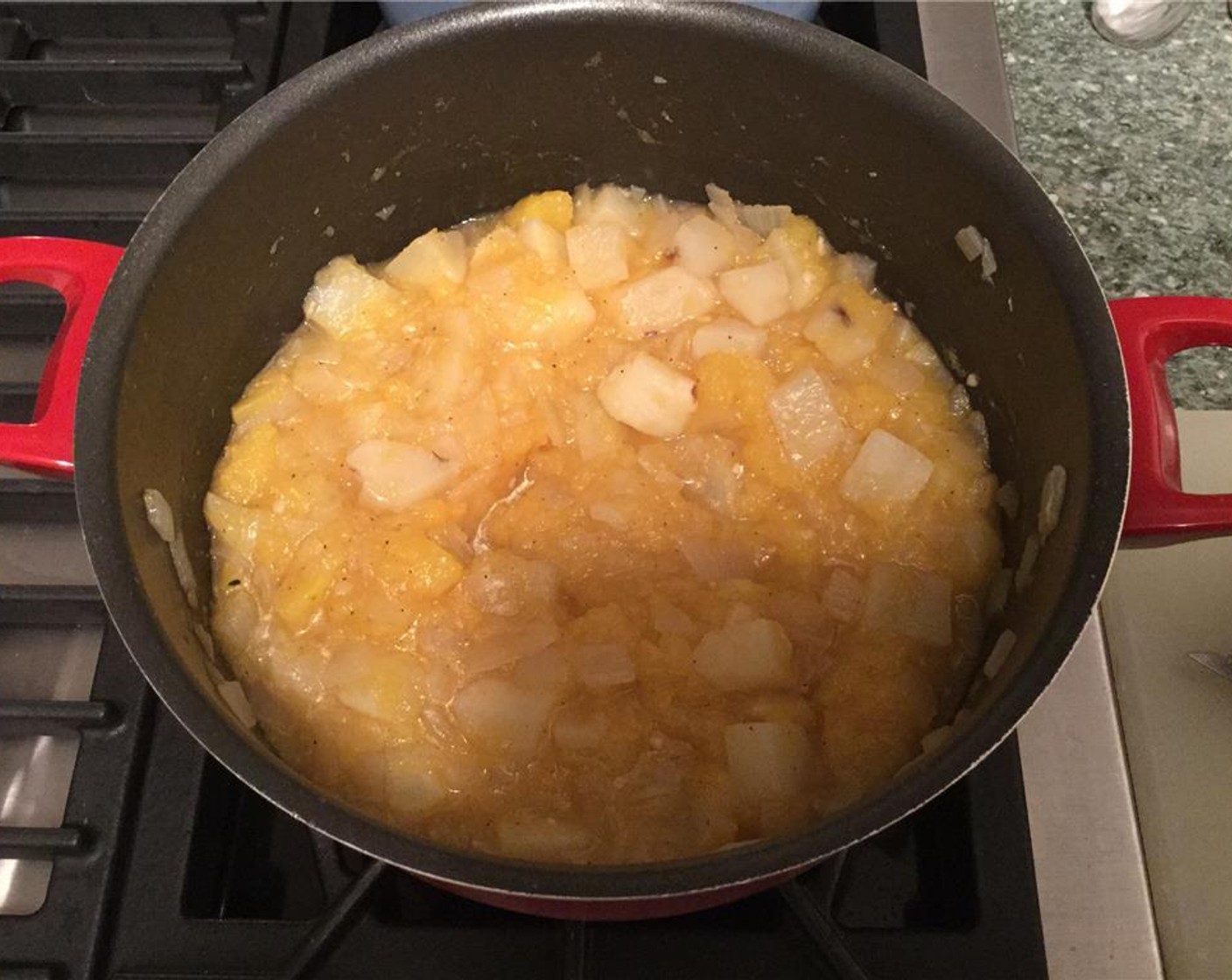 step 10 Add the smashed squash and mix until everything comes together. Season with Salt (to taste) and Ground Black Pepper (to taste).