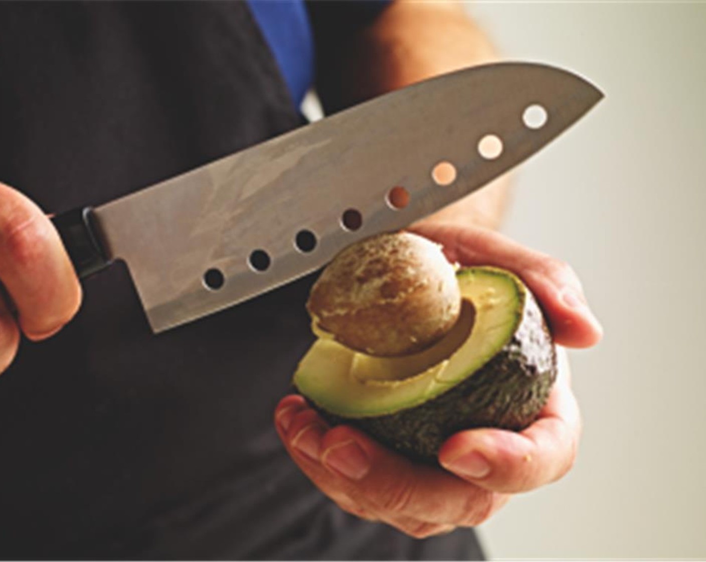 step 1 Halve and pit the Avocados (to taste) in half lengthways. Juice the Limes (2) into a small bowl. Mince the Garlic (1 clove).