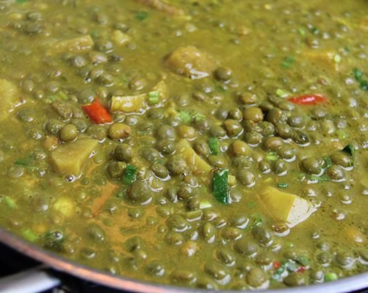 Curry Pigeon Peas