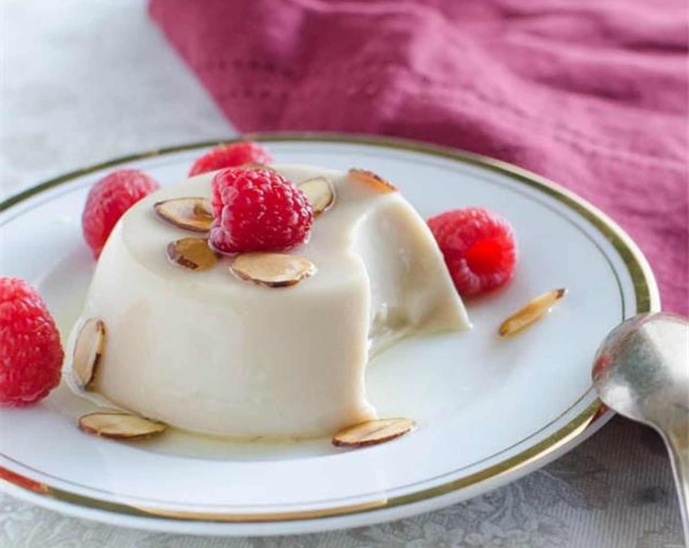 Toasted Almond Dream Panna Cotta