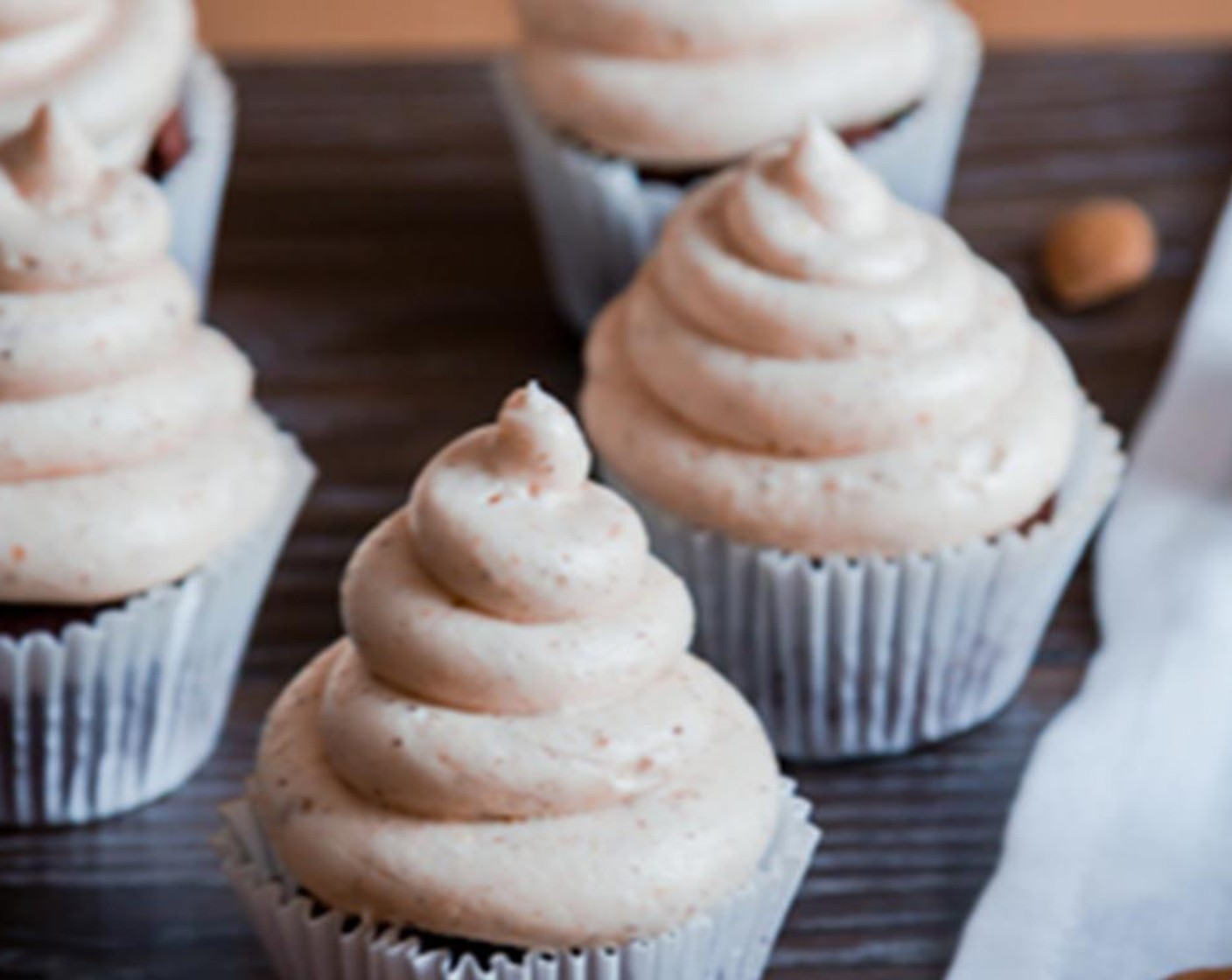 step 8 Pipe a tall mound of frosting on each cupcake. Place the cupcakes in the fridge for 30 minutes or until the frosting is very firm.