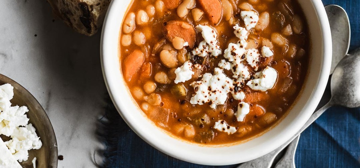 Greek White Bean Soup (Fasolada) Recipe | SideChef