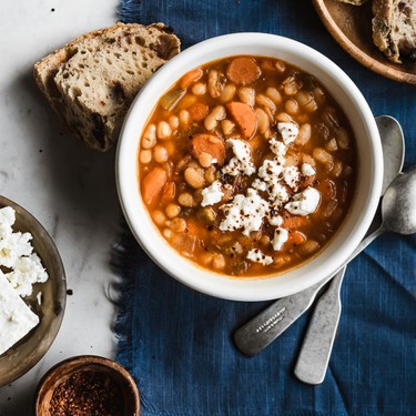 Greek White Bean Soup (Fasolada) Recipe | SideChef
