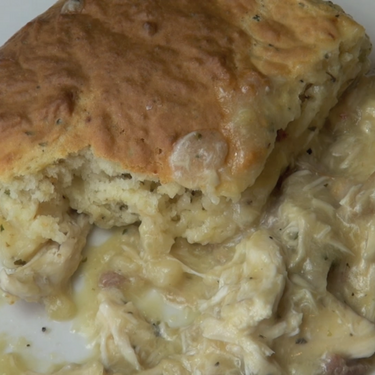 Creamy Chicken and Scone Bake Recipe | SideChef