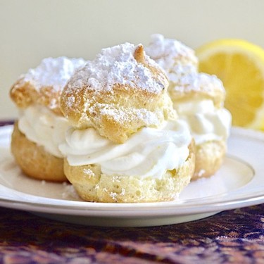 Lemon Lavender Cream Puffs Recipe | SideChef