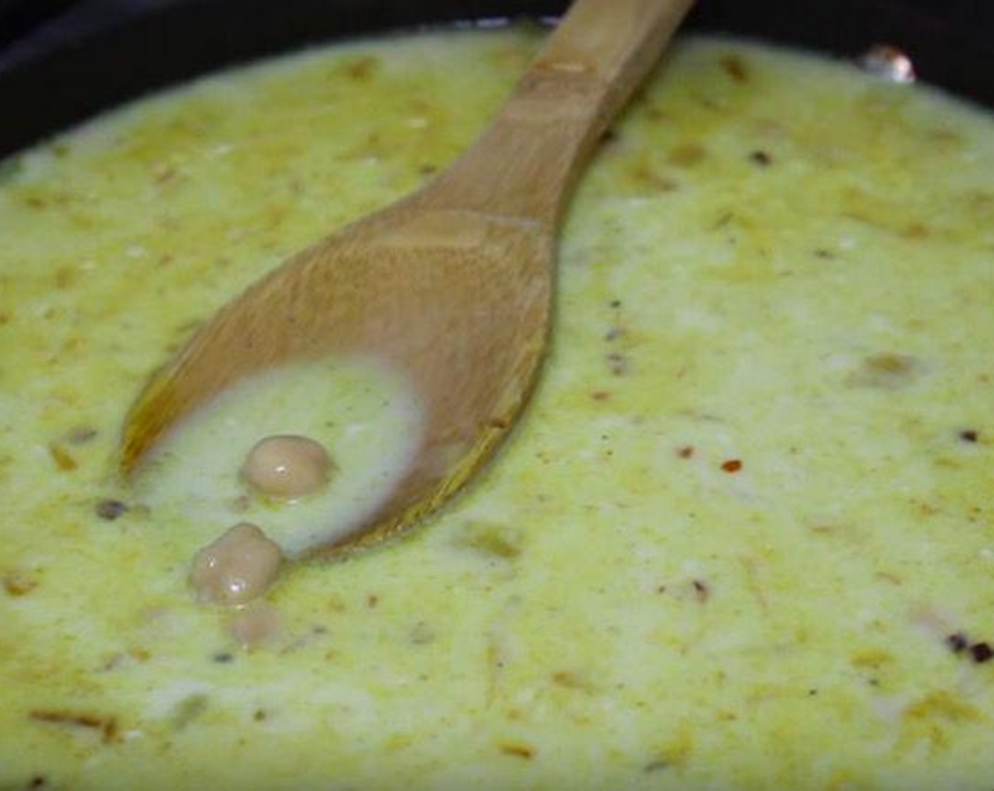 step 3 Add Vegetable Stock (1 cup), GOYA® Chick Peas (4 1/4 cups), Coconut Milk (13.5 fl oz), Honey (2 tsp) and Cayenne Pepper (1/4 tsp). Bring mixture to a boil, then reduce the temperature. Simmer for 10 minutes.